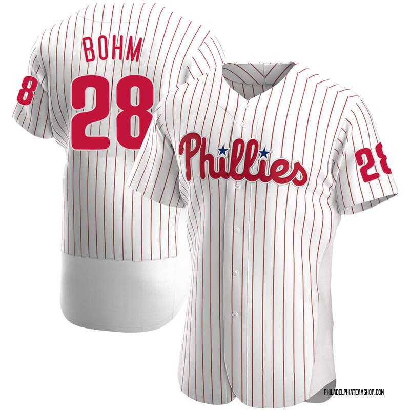 Alec Bohm Men's Philadelphia Phillies Home Jersey - White Authentic