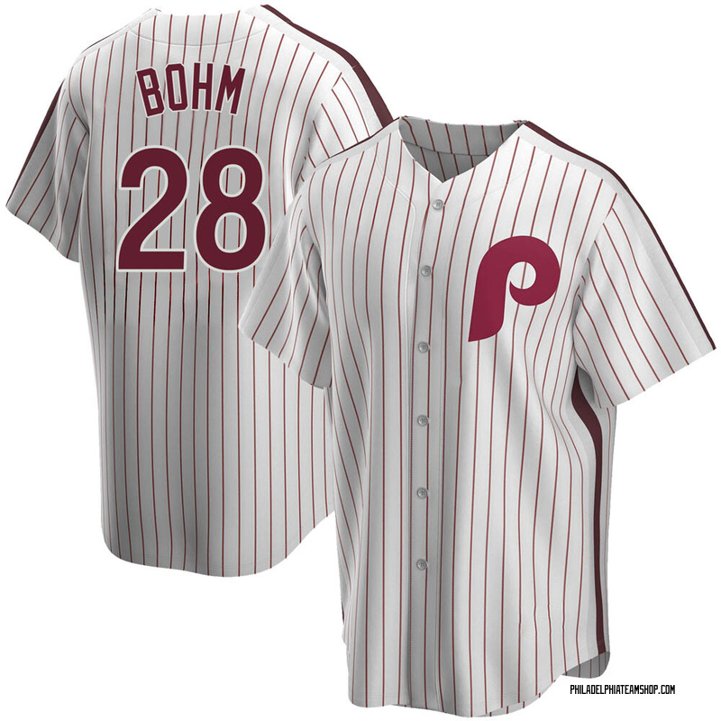 Alec Bohm Youth Philadelphia Phillies Home Cooperstown Collection Jersey -  White Replica