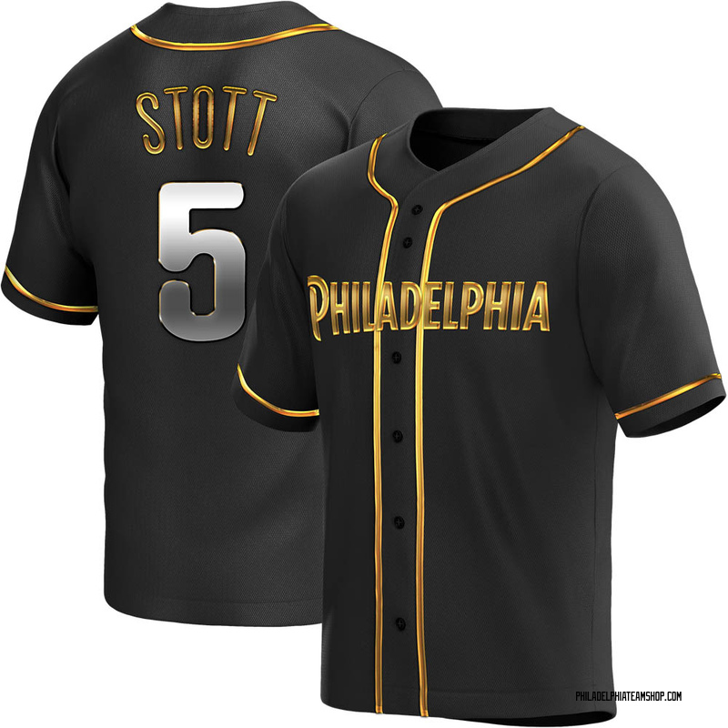 Nike Philadelphia Phillies BRYSON STOTT Sewn Throwback Baseball Jersey –