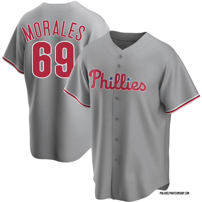 Francisco Morales Youth Philadelphia Phillies Road Jersey - Gray Replica
