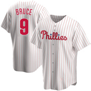 Jay Bruce Men's Philadelphia Phillies Home Jersey - White Replica