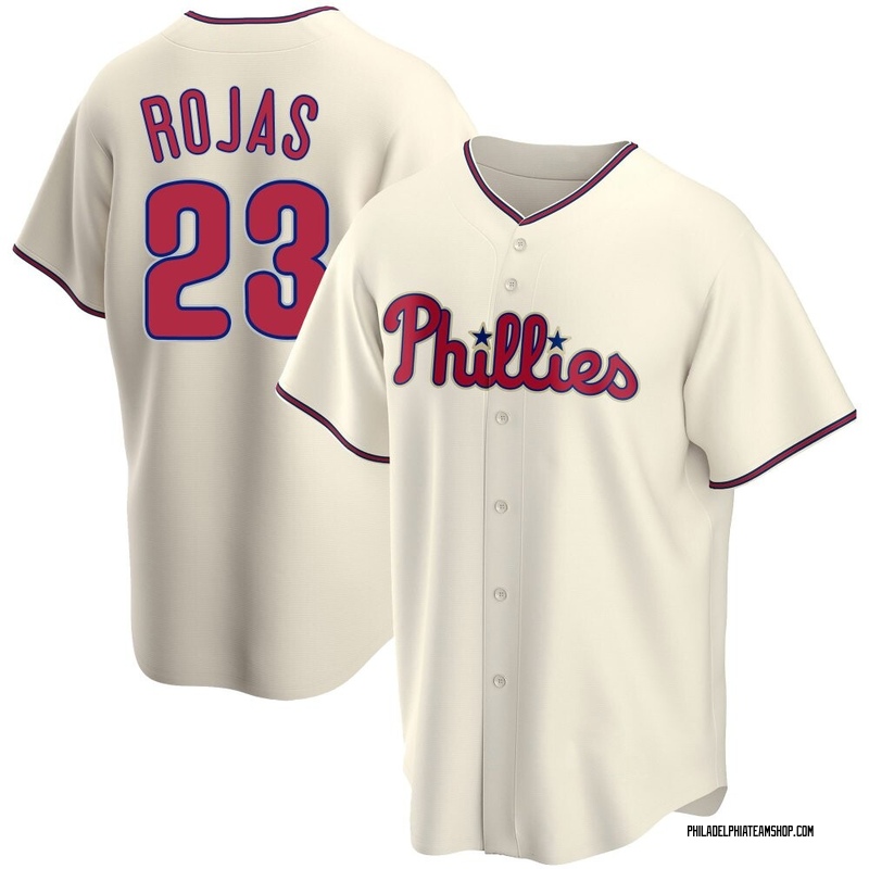 Johan Rojas Youth Philadelphia Phillies Alternate Jersey - Cream Replica
