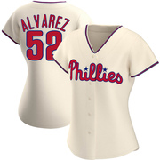 Jose Alvarez Women's Philadelphia Phillies Alternate Jersey - Cream Authentic