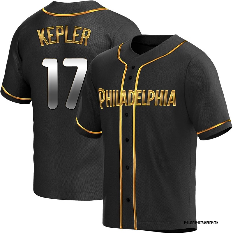 Max Kepler Men's Philadelphia Phillies Alternate Jersey - Black Golden Replica