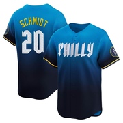 Mike Schmidt Men's Philadelphia Phillies 2024 City Connect Jersey - Blue Limited