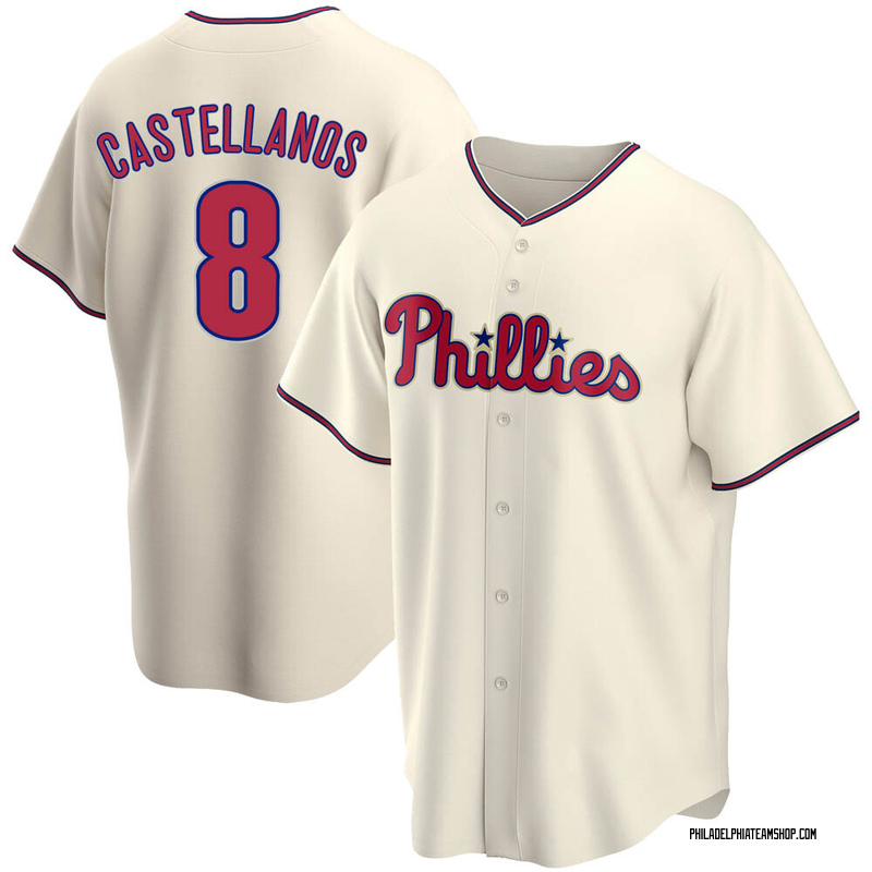 Hombre Nike Nick Castellanos Blanco Philadelphia Phillies Replica ...