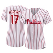 Rhys Hoskins Women's Philadelphia Phillies 2022 World Series Home Jersey - White Replica