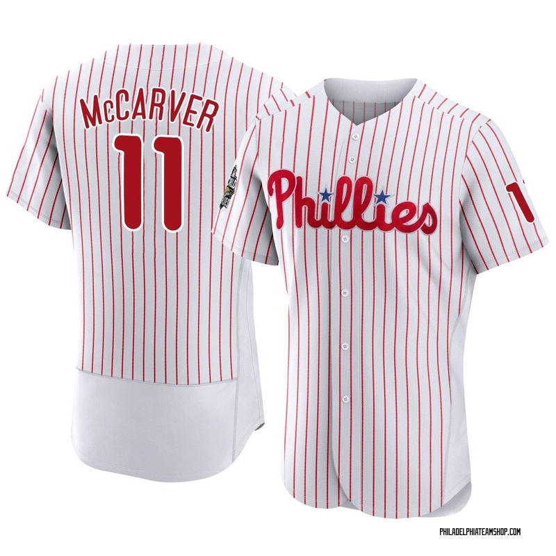 Tim McCarver Men's Philadelphia Phillies 2022 World Series Home Jersey - White Authentic