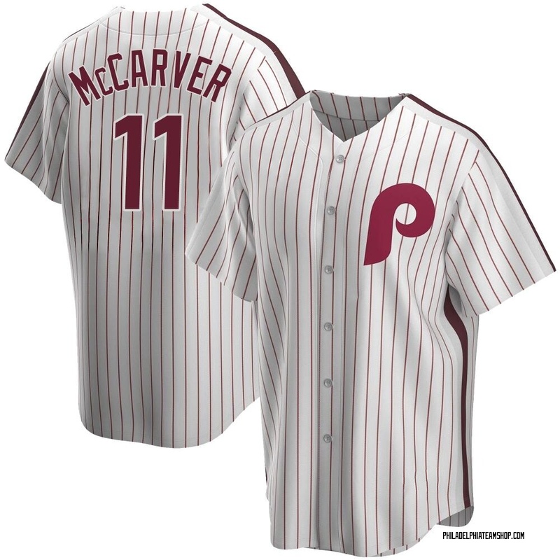 Tim McCarver Men's Philadelphia Phillies Home Cooperstown Collection Jersey - White Replica