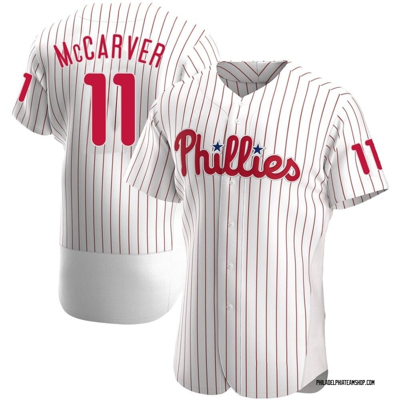 Tim McCarver Men's Philadelphia Phillies Home Jersey - White Authentic