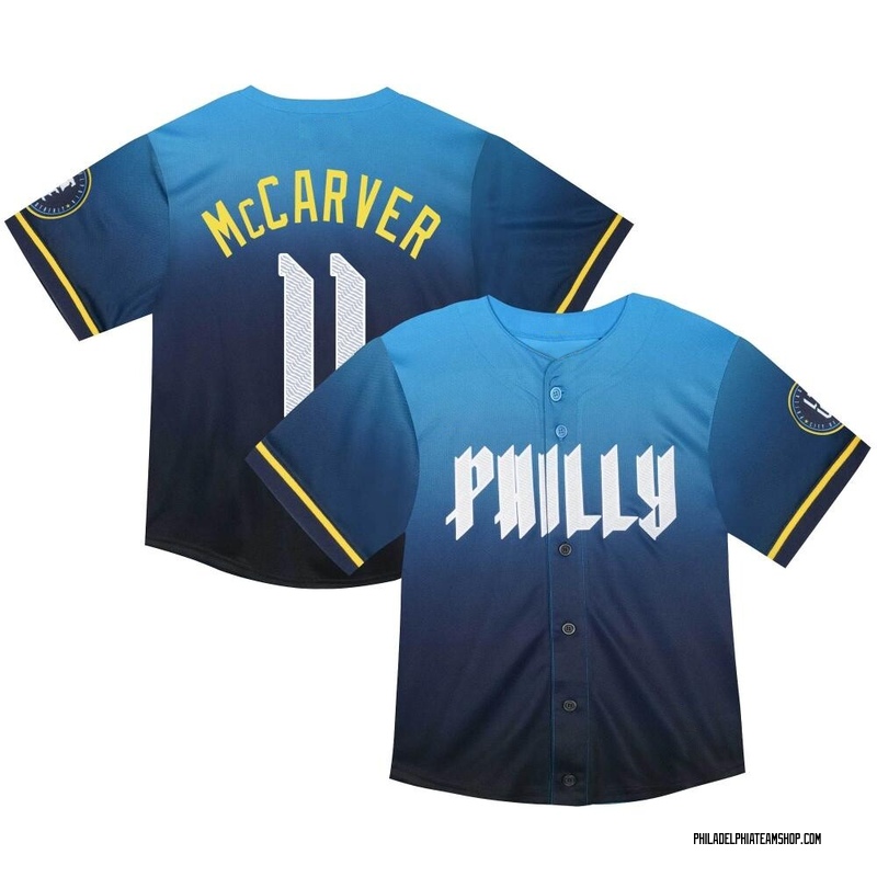 Tim McCarver Toddler Philadelphia Phillies 2024 City Connect Jersey - Blue Limited
