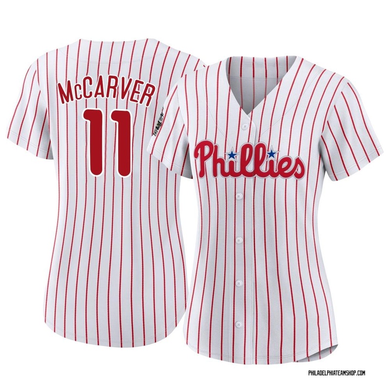 Tim McCarver Women's Philadelphia Phillies 2022 World Series Home Jersey - White Replica