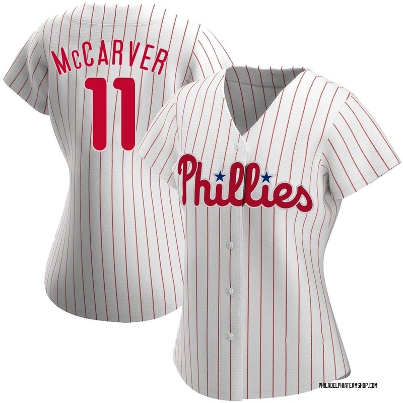 Tim McCarver Women's Philadelphia Phillies Home Jersey - White Authentic