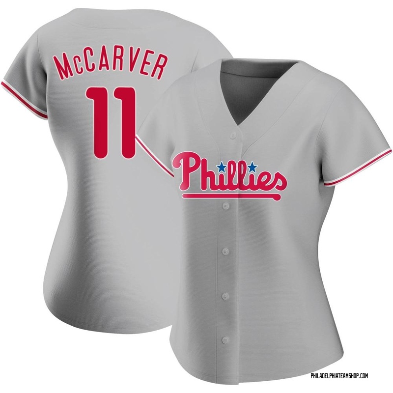 Tim McCarver Women's Philadelphia Phillies Road Jersey - Gray Authentic